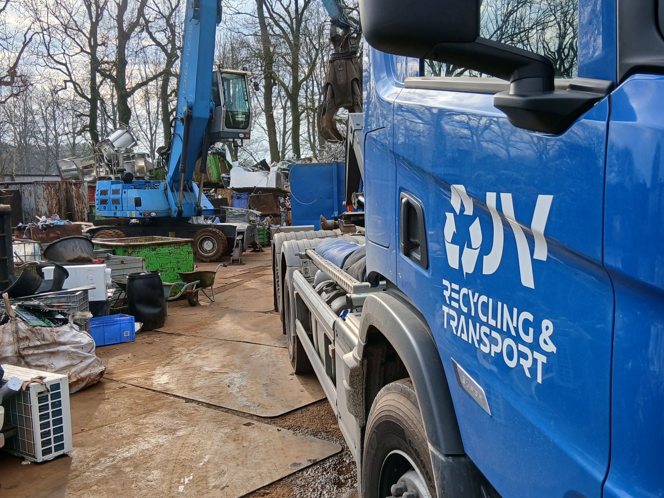 JV Recycling & Transport truck